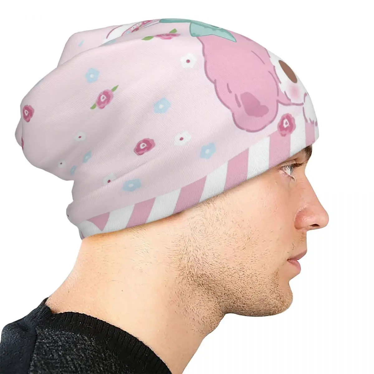 マイメロディかわいいハローキティボンネット帽子ヒップホップアウトドアスカリービーニー帽子男性女性用春ヘッドラップキャップ