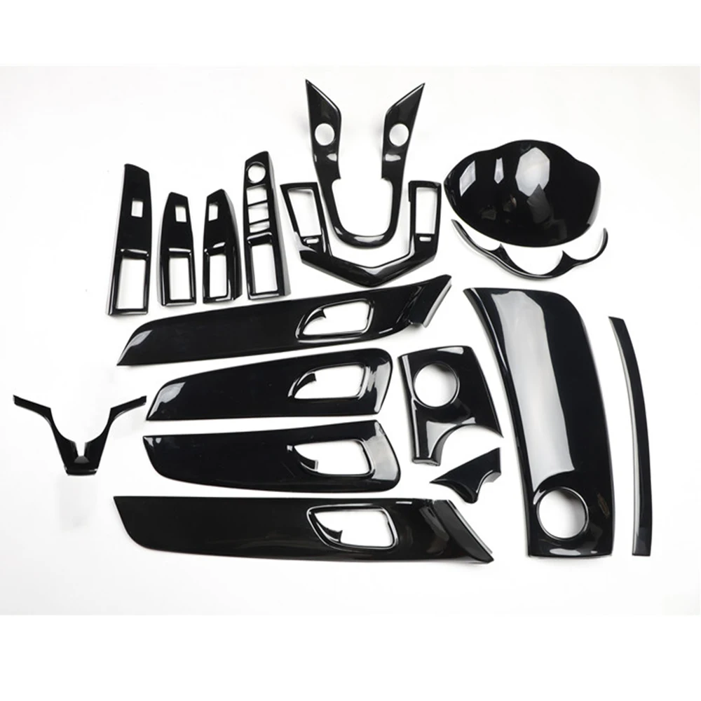 Piano Black ABS Car Styling For Chevrolet Cruze 2009-2013 2015 Left Hand Drive Gear Panel Cover Door Panel Trim