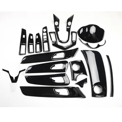 Piano Black ABS Car Styling For Chevrolet Cruze 2009-2013 2015 Left Hand Drive Gear Panel Cover Door Panel Trim