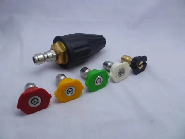 6-piece cleaning machine 1/4 quick-connect nozzle color nozzle five-color rotary nozzle 3600PSI spin lotus nozzle