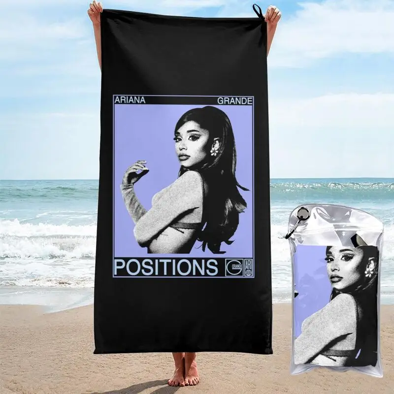 Ariana Grande Positions New Popular Album Quick dry Towel Large Outdoor Beach Towel For Bathroom