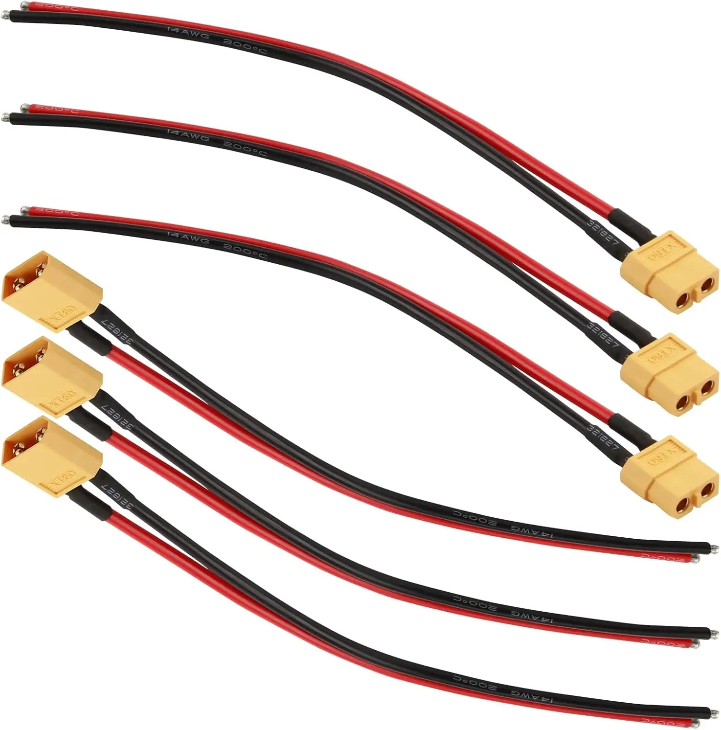 2Pairs XT60 Male Fe…