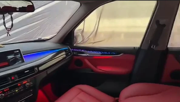 Upgrade 256 Colors Symphony LED Car Interior Ambient Light for  X5 X6 F15 F16 2015-2019 Decoration Strip Accessories