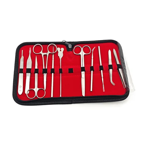 Imagen 2 del producto Kit de sutura quirúrgica para enseñanza, Kit de anatomía para práctica de estudiantes de medicina, estera de práctica de sutura de silicona de simulación