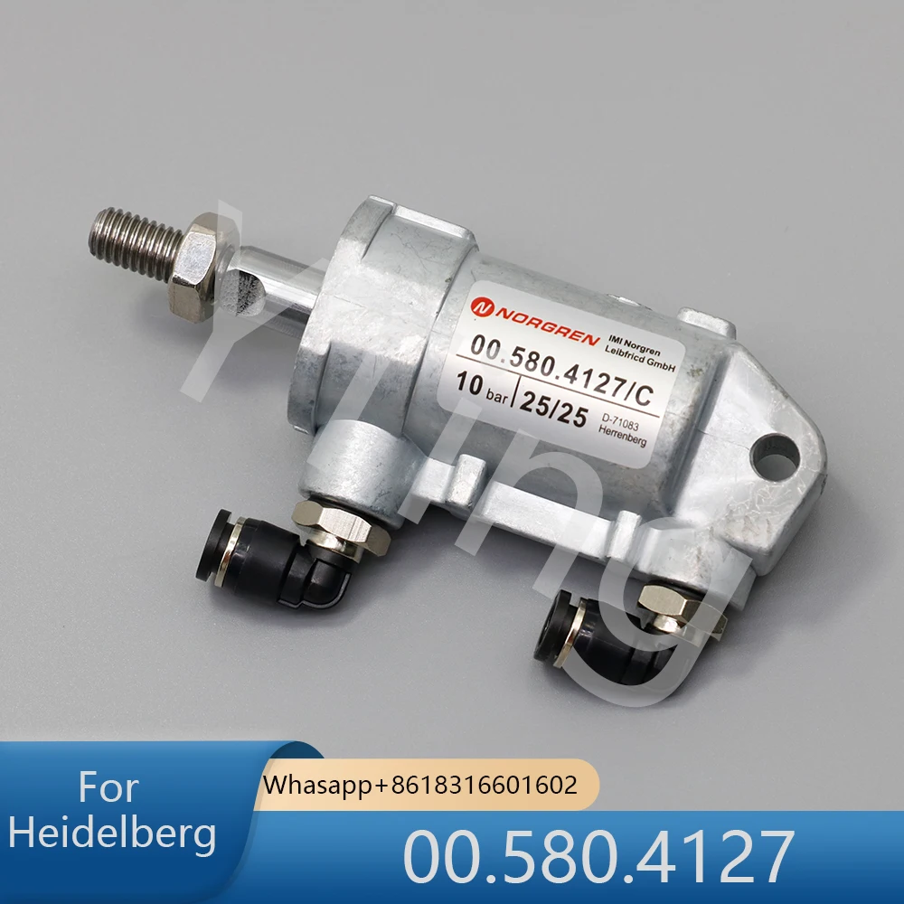 High Quality 00.580.4127 Copper Head 4mm 00.580.4127 SM74 CD74 Heidelberg Printing Machine Pneumatic Cylinder D25 H25