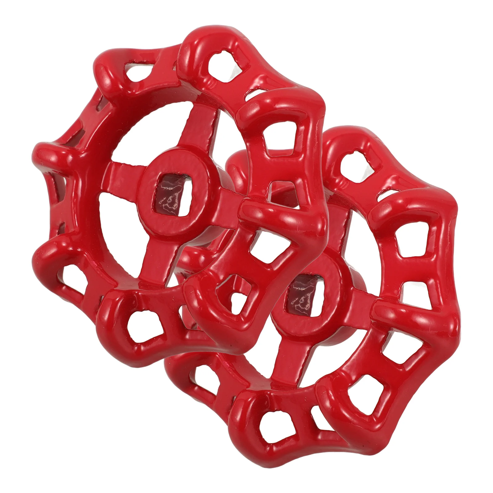 

2pcs Cast Iron Handwheel Handles 9x9 Size 76mm Diameter Precision Stable High Reliability Easy Operation Excellent Sealing Long
