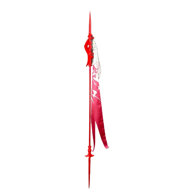 

Wuthering Waves Lupa Cosplay Spear Red Props Flagpole Flags Game Role Play Weapons Halloween Christmas Fancy Party Accessories