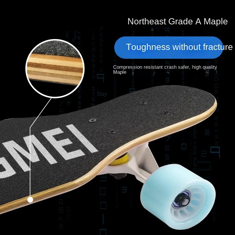 

Skateboard four-wheel adult street boys and girls beginners professional dance board teenagers and children scooter trendy brand