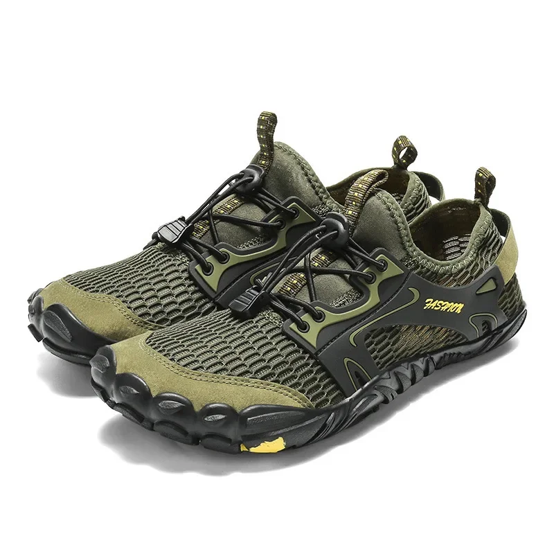 Zapatos de Trekking para parejas al aire libre, zapatos de agua antideslizantes, cinco dedos, playa, natación, deportes de interior, Fitness, parte inferior de goma transpirable