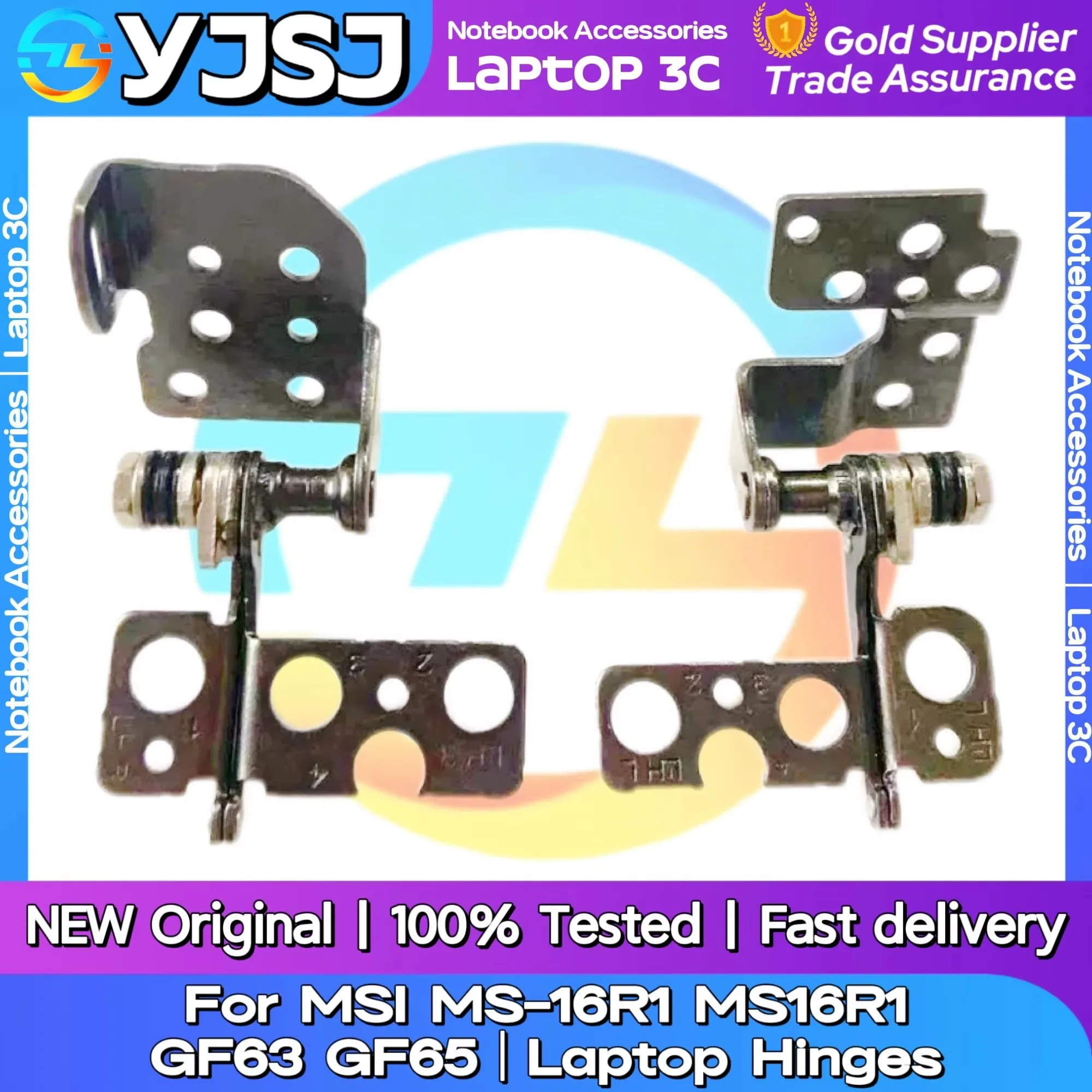 New Original Laptop Notebook Hinges For MSI MS-16R1 MS16R1 GF63 GF65 WF65 16W1 9SD 9SE 9SEXR LCD Screen Hinge LCD shaft
