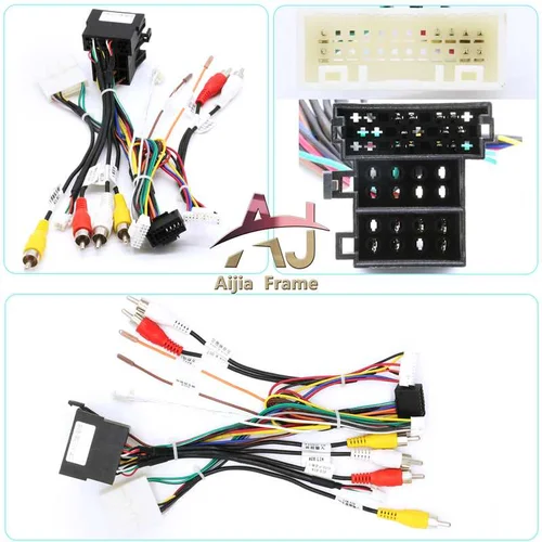 Imagen 2 del producto Adaptador de Cable de alimentación de arnés de cableado CANBUS con caja Canbus para HYUNDAI AZERA TG AV/KIA SPORTAGE/SPORTAGE 16 pines Android host