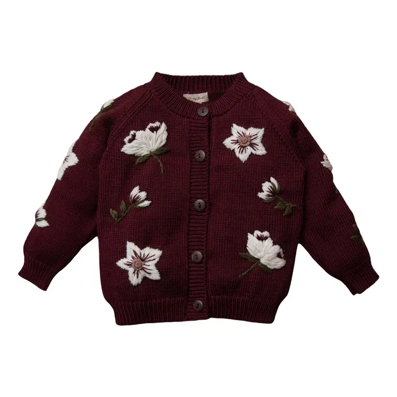 PER-SALE 2025 Autumn Boys Girls Cute Sweaters Solid Color Knit Cardigan Boys Girls Sweaters Baby Girls Winter Skirt Kids Clothes