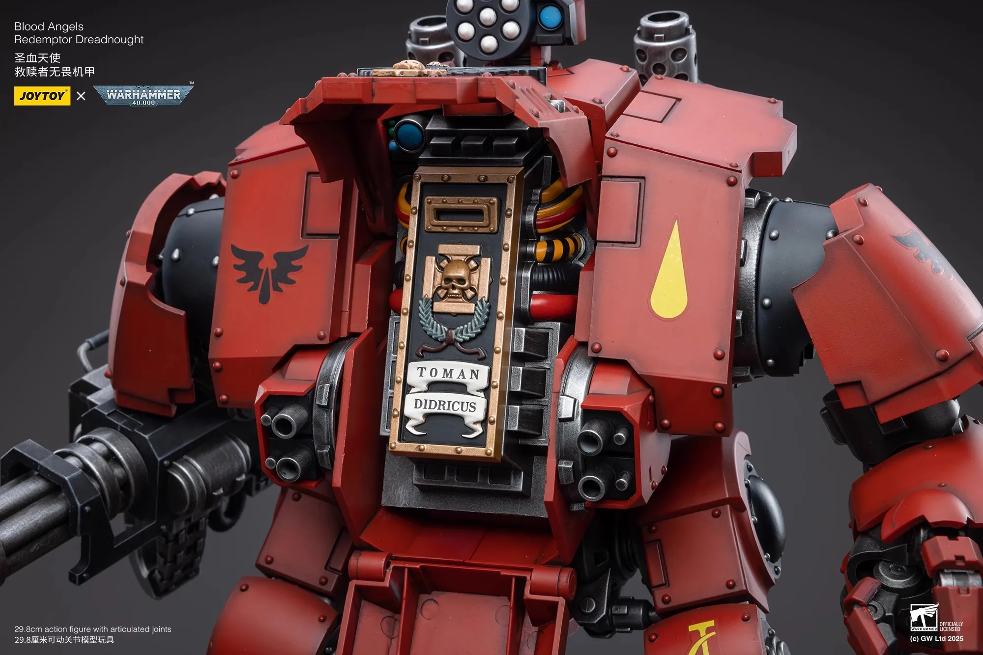 JOYTOY Warhammer 40K 1/18 مقياس ملائكة الدم الفادرة Dreadnought تمثال مشترك لعبة مجسمة دمية لجمع #2