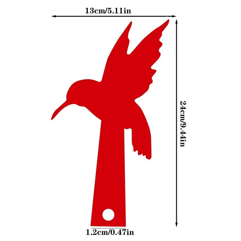 Mailbox Flag Carrier Pigeon para Decorações de Jardim, Mailbox Signs, Park Porch Estacionamento, Acrílico Vermelho, Transportadora