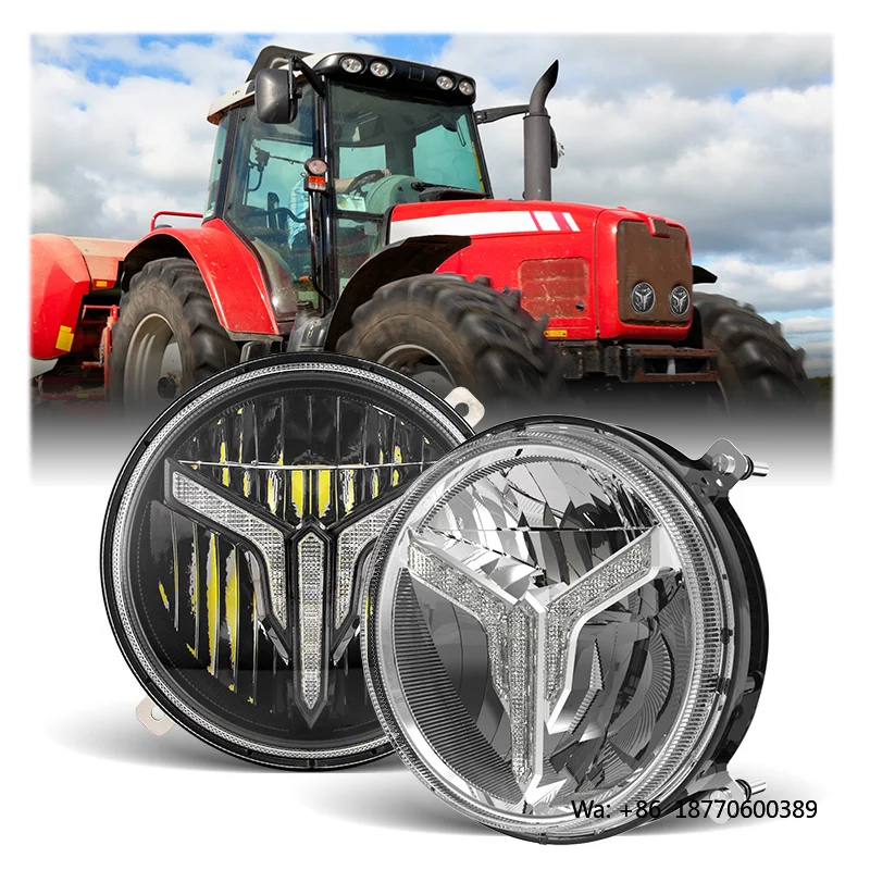 5.5 Inch Led Headlight 41W High/Low Beam with Parking Light Waterproof IP69K Round Led Driving Headlight