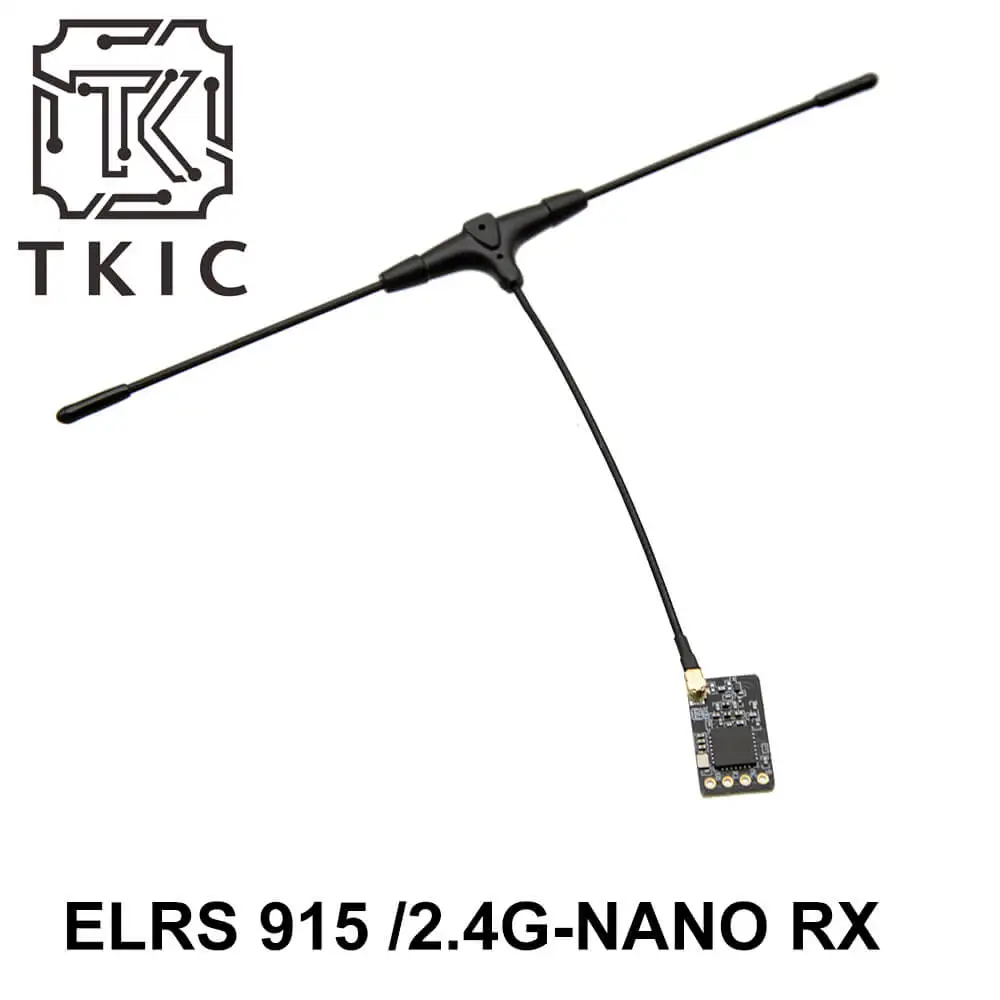 

TKIC ELRS Nano Receiver ExpressLRS 2.4G/915MHz RX For RC FPV Drone Long Range Quadcopter