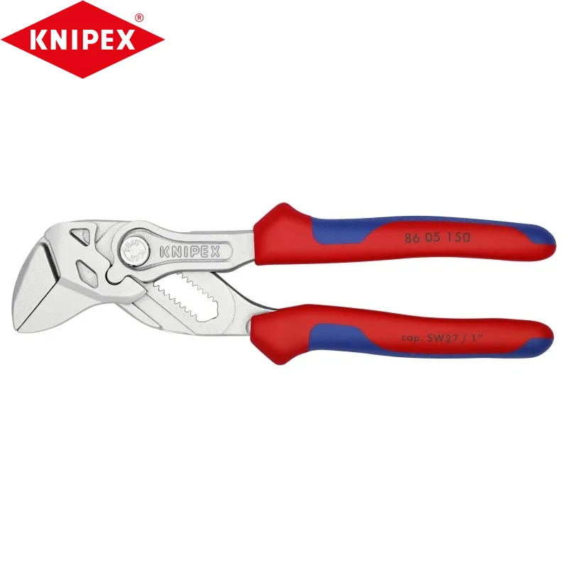 KNIPEX 86 05 150 Pliers Wrench Chromium Plated Vanadium Steel Water Pump Plier Knipex 86 05 180 Hand Tools 86 05 250