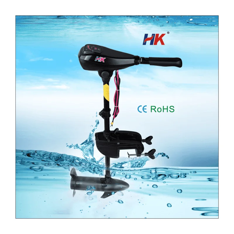 สภาพใหม่ใบพัด Mount ตกปลา Kayak DC ไฟฟ้าเรือมอเตอร์ Ultralight Outboard Yacht Trolling Motor