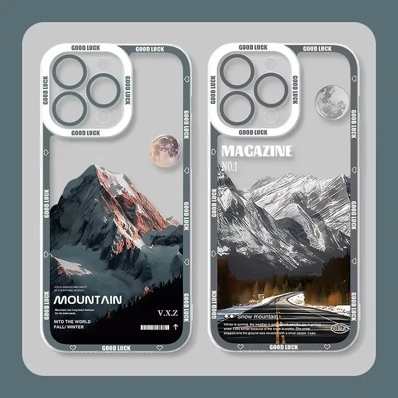 Volcano Lake Landscape Case For Samsung Galaxy A54 A34 A24 A14 A13 A53 A33 A73 A23 A05 A05S A72 A52 A52S A32 A22 A12 A51 A71