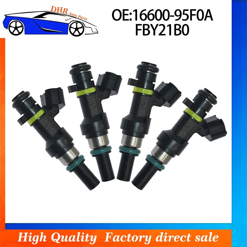 1/4/8 PCS OEM FBY21B0 16600-95F0A Fuel Injector Nozzle For Nissan 2012-2014 Almera Classic B10 Altima 2.5L B10RS FBY10F0