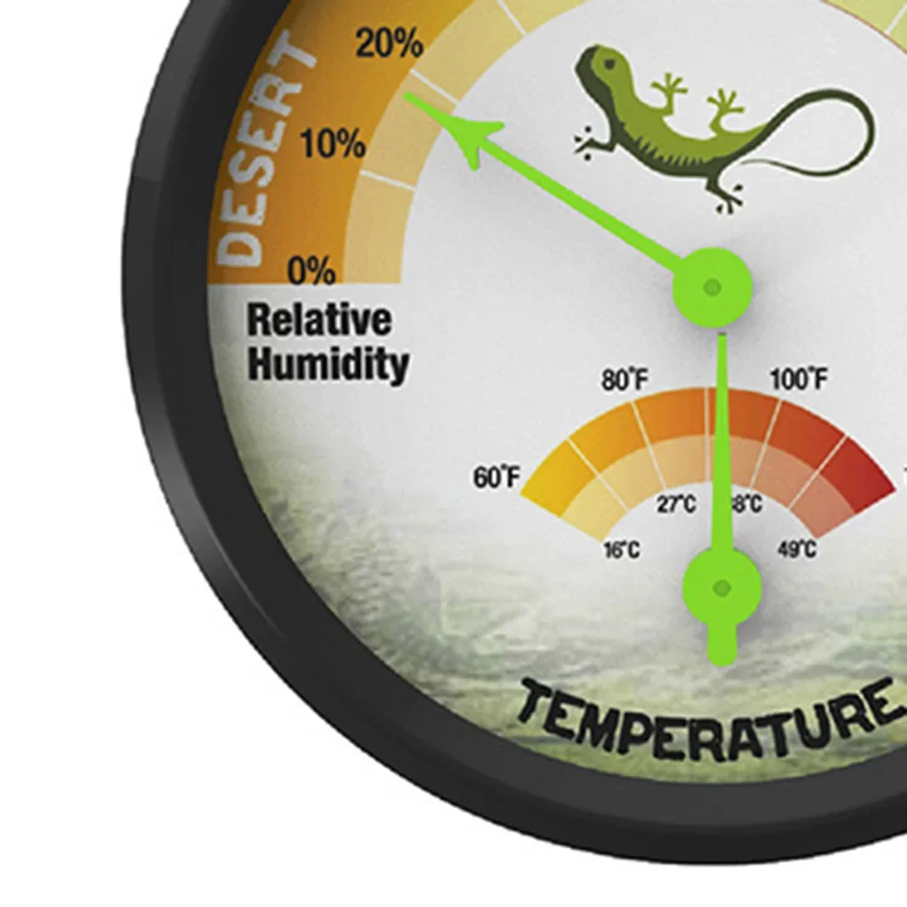 Reptile Habitat Monitoring Reptile Thermometer Easy Read Reptile Thermometer Thermometer Analog Hygrometer 60 120 Range