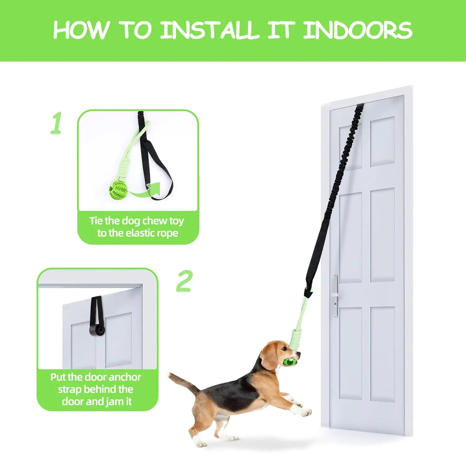 ألعاب حبل الكلاب على شكل عمود زنبركي، لعبة شد حبل تفاعلية للكلاب، لعبة كلاب معلقة داخلية/خارجية