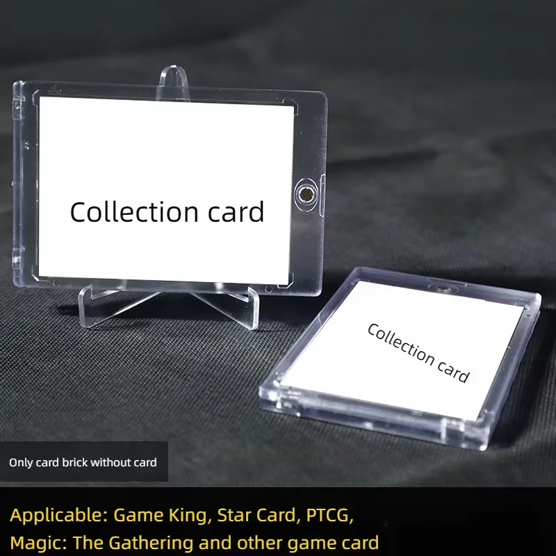 Carrelage de carte magnétique puissant coloré épaissi 35pt-360pt Ptcg Star Collection porte-carte de dessin animé housse de protection transparente