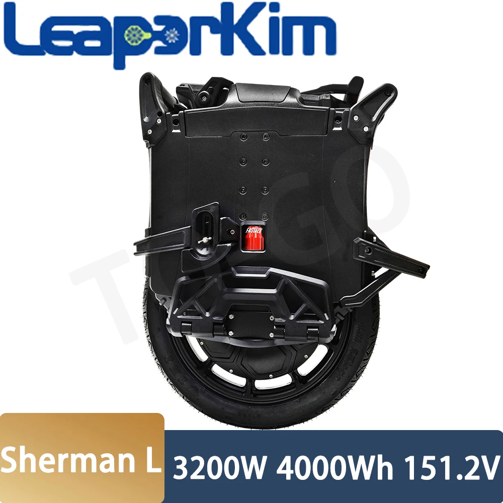 LeaperKim Sherman L 3200W Motor 4000Wh 151.2V 50S 50GB Battery 20inch 2.75-14 Tire 100km/h Max Speed 46kg Sherman-L Peak 8000W