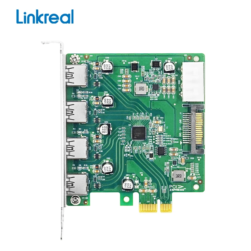 

Адаптер PCIe2.0 x1 5G 4P USB3.0-LRSU9A71-4A (3U)