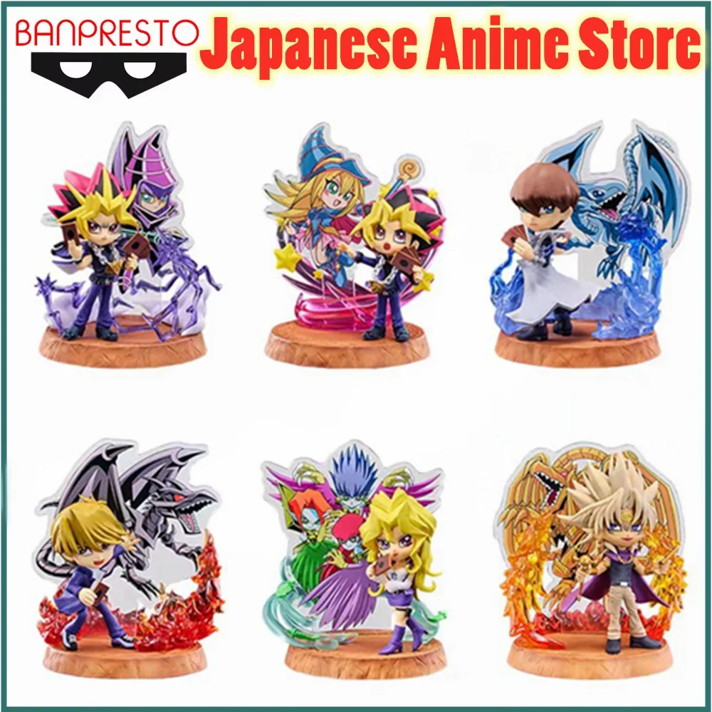 

BANDAI Original Re-Ment Yu-Gi-Oh! Duel Monsters Duelist Figure Collection 6 Pack A Full Set Anime Collectible Mini Figures Gift