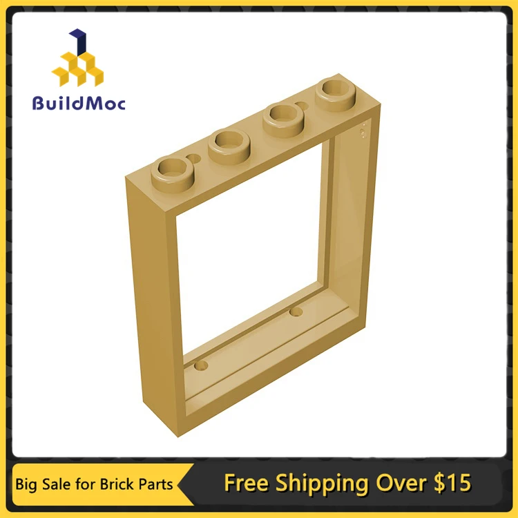 10Pcs MOC Parts 6154 40527 Door Frame 1 x 4 x 4 Lift Compatible Bricks DIY Assmble Building Blocks Particle Kid Brain Toy Gift