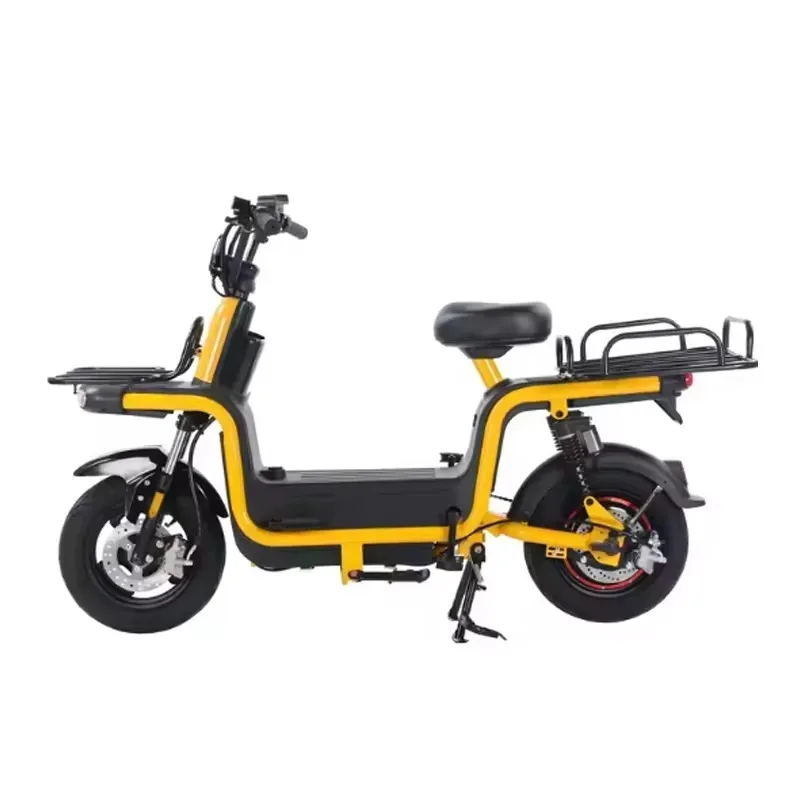 High-end China Factory Hot Selling 48V 1000W Cargo Electric Bike 16 Inch Long Dnce Delivery Electric Bikes For City