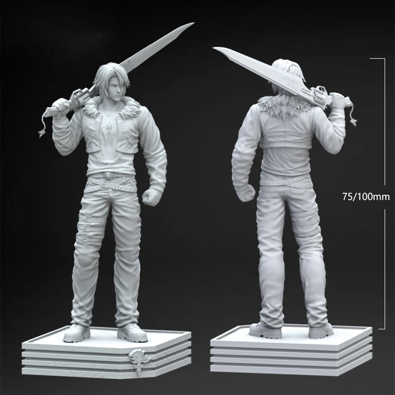 

1/24 75mm 1/18 100mm Resin Model Kits Boy Warrior Unpainted Sculpture No Color RW-644