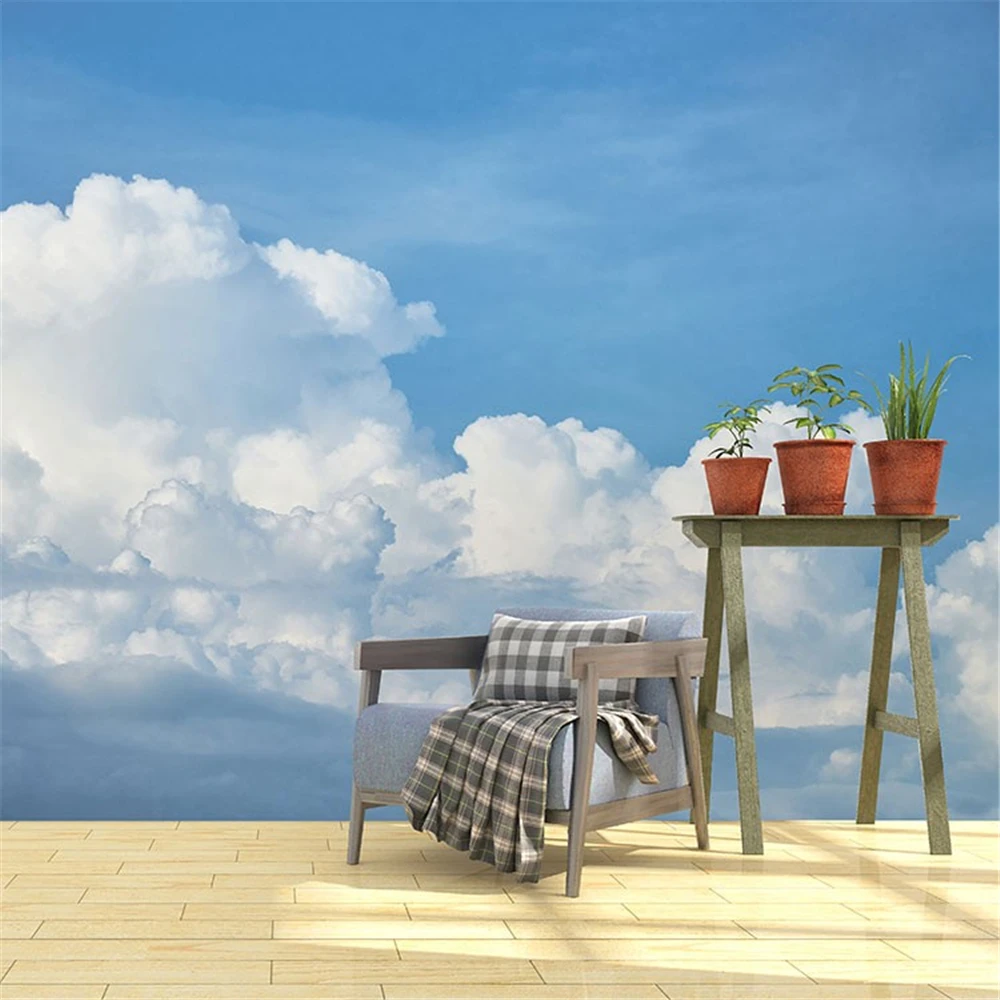 

Пользовательские скандинавские абстрактные красочные облака 3D фото обои спальня гостиная фон художественные настенные фрески настенные бумажные наклейки