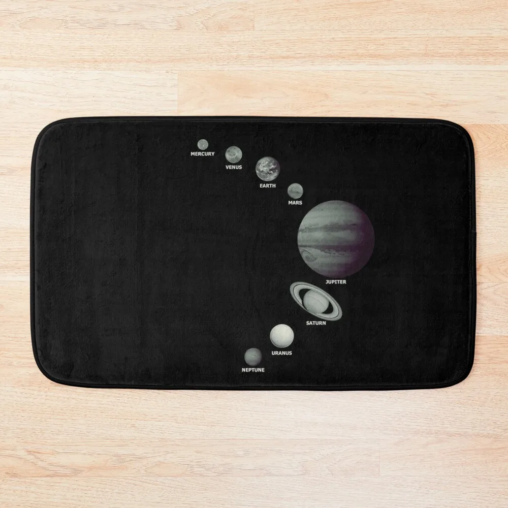 

The Solar System! Bath Mat Living Room Rugs Bathroom Carpet Set Wc Mat