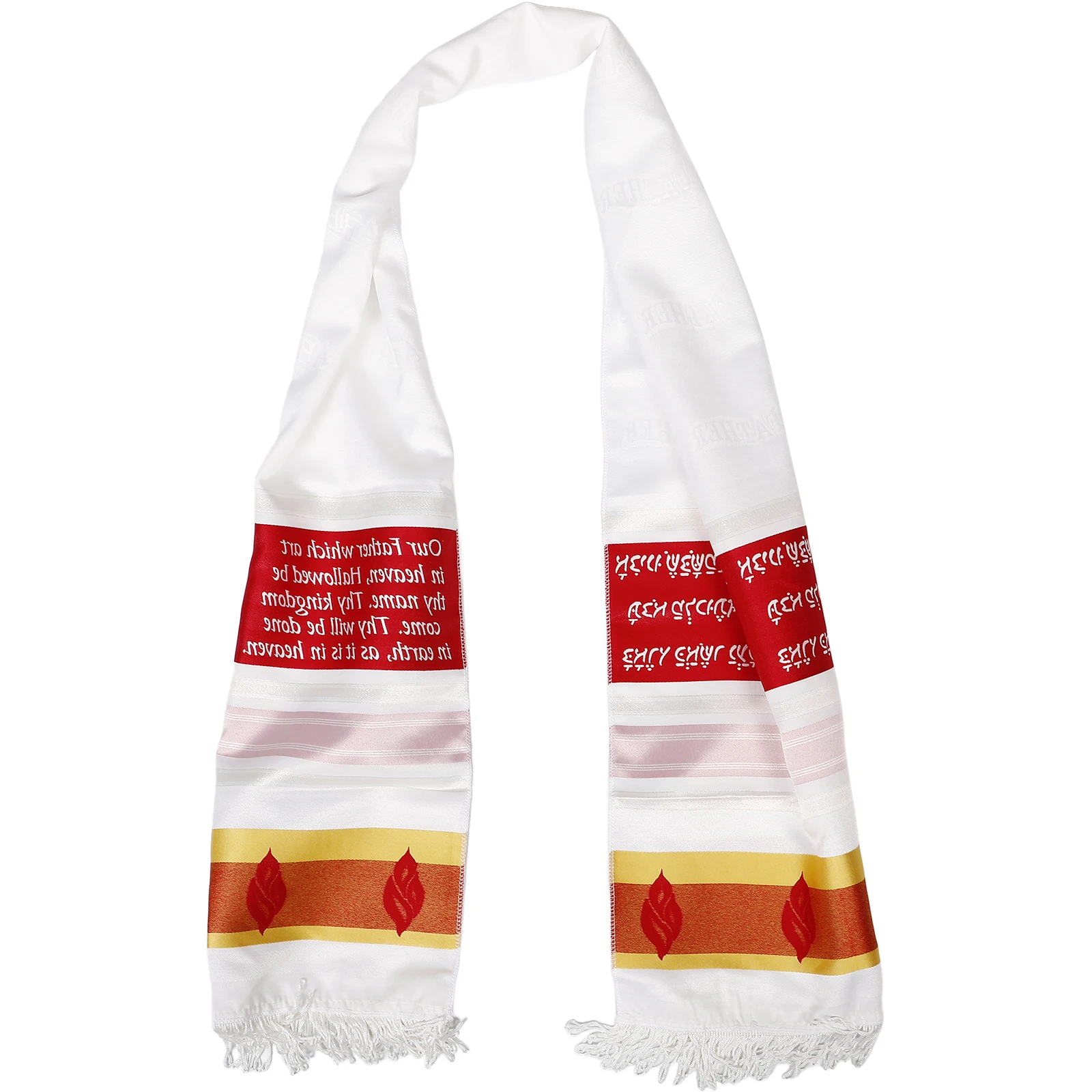 

Prayer Shawl Tallit Scarf for Men Christian Lattice Messianic Blessing Cloth Large Size Comfort Elegant Daily
