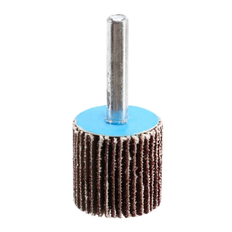 60 Pack Mounted Flap Wheel 80 Grit Aluminum Oxide Sanding Flap Wheels For Drill - Abrasive Grinding Tool