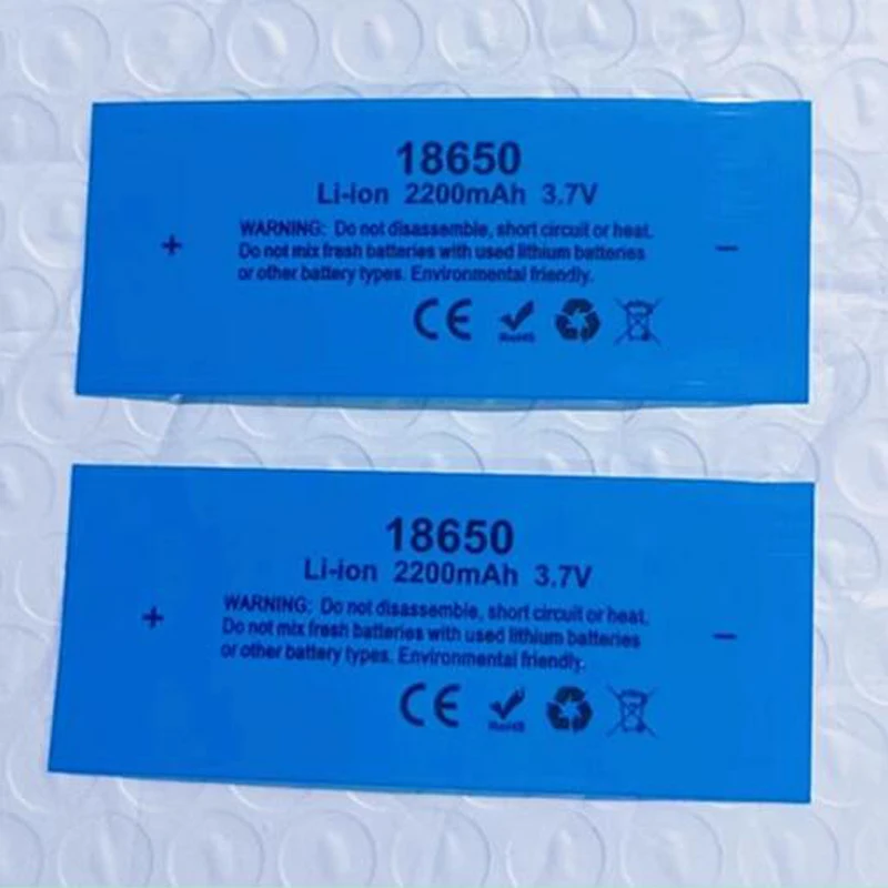 18650 lithium battery shrink PVC heat shrinkable film battery insulation packaging sleeve packaging skin shrink plastic