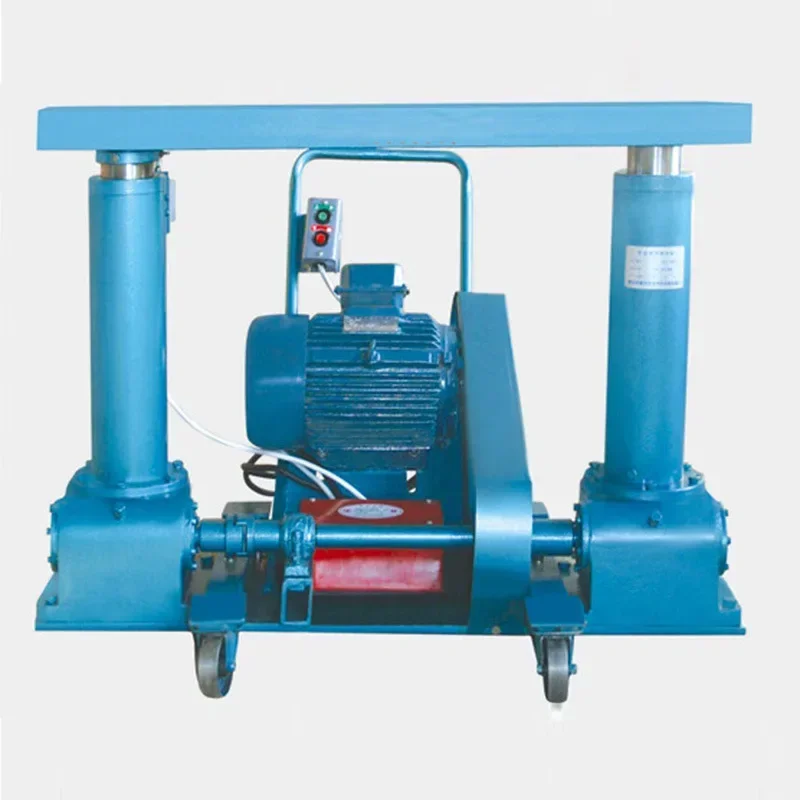 Electric double column top height machine passenger truck beam replacement steel plate chassis maintenance jack 30T 50T