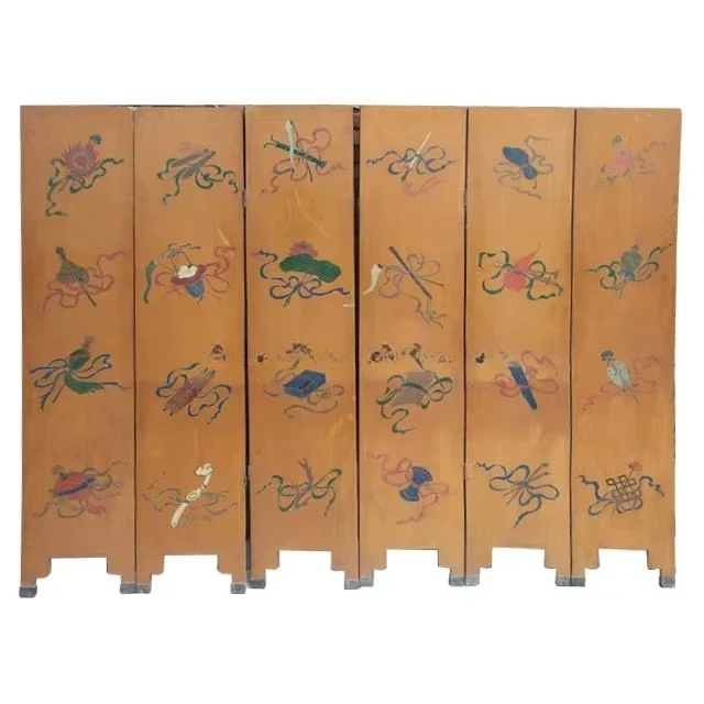 Home decor Wooden hand-painted partitions and room baffle ornaments