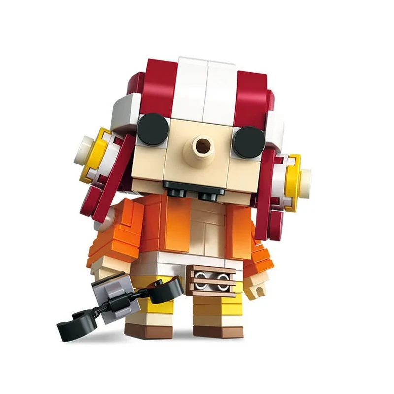 Cartoon Anime Periphery Building Blocks Anime Action Figure TonyTony Chopper Luffy Toy Bricks Toys Doll Puzzle Assembly Kid Gift