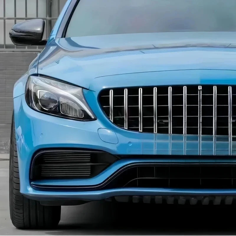 

Suitable Conversion of 15-21 C-class W205 Into C63 Front bar GT Grille Side Skirt Rear bar Rear Lip Tail Throat