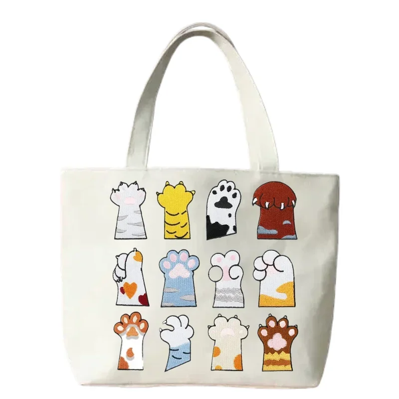 Cute Dog Paw Embroidery Cloth Sticker Puppy Embroidery Sticker Kitten Paw Patch Sticker Computer Embroidery Chapter Boy