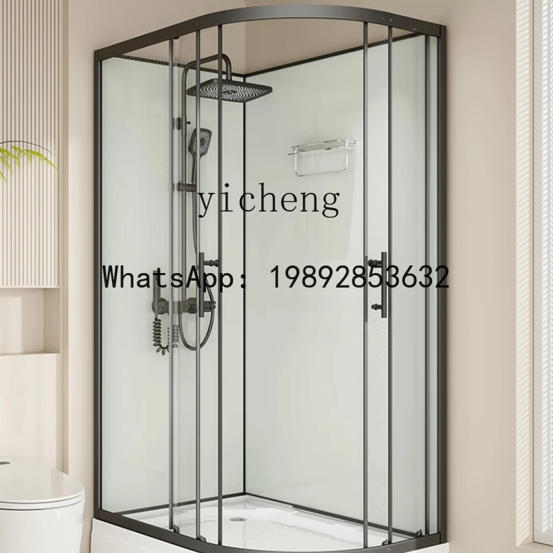 

душевая комната, встроенная бытовая встроенная ванная комната, простая ванна, ванная комната в помещении