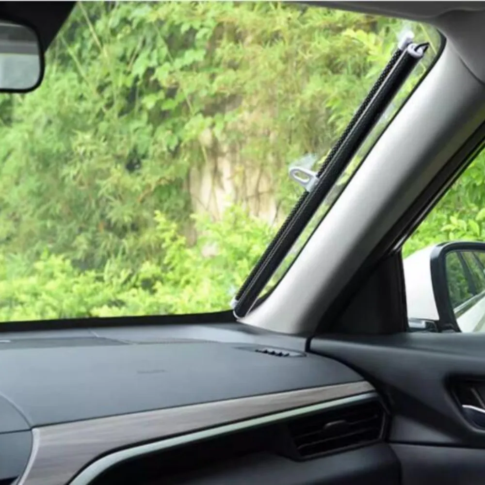 ستارة مظلة السيارة للنافذة الجانبية ، الزجاج الأمامي ، كتلة الشمس ، الغطاء الأسود ، كأس الشفط ، ملحقات السيارات العالمية ، الأمامي والخلفي #6