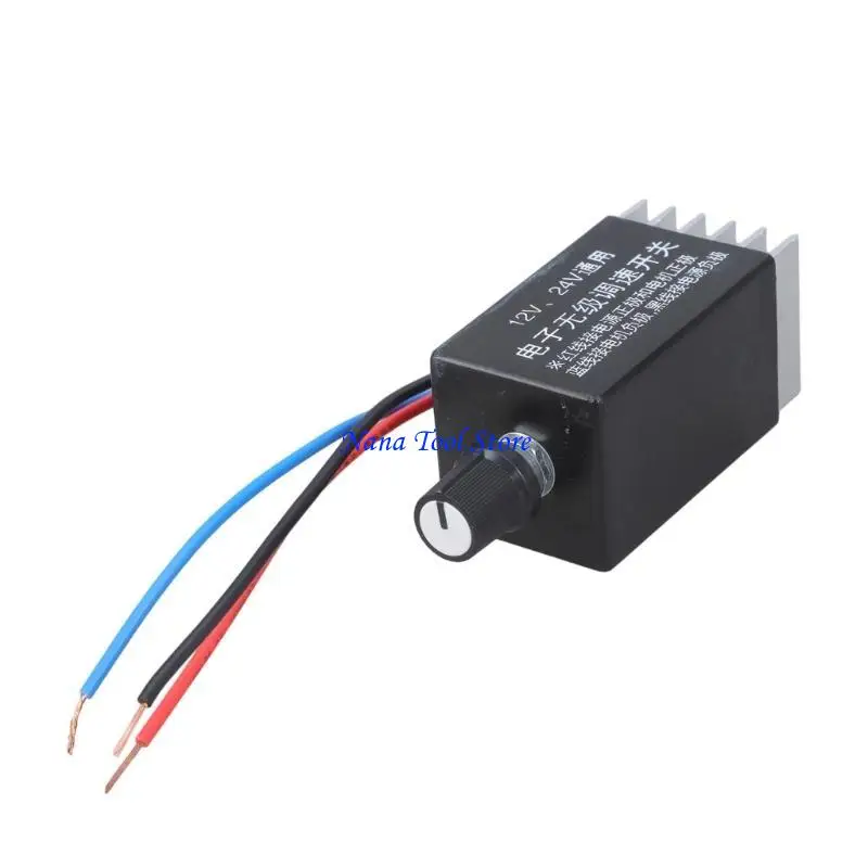 31GJ Universal Motor Speed Controller Regulator For 12V 24V Blower Fan Heater Pump