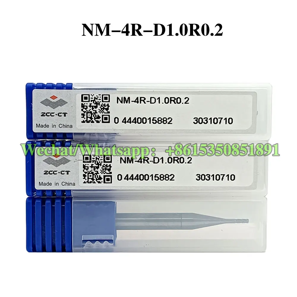 

ZCC CT NM -4R-D1.0R0.2 NM-4R-D2.0R0.2 NM-4R-D3.0R0.2 NM-4R-D4.0R0.2 NM-4R-D4.0R0.5 NM-4R-D8.0R0.5 KMG309 solid carbide end mills