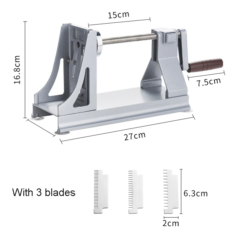 Imagem -06 - Household Batata Shredder Manual de Batata Cortador de Seda Cenoura Raladores Multi-função Vegetal Frutas Slicer Aço Inoxidável