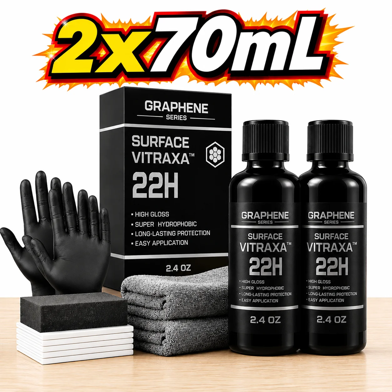 Graphene Nano Ceramic Coating Spray Car Hydrophobic Auto Body Shine Armor Wax Crystal Plating Quick Nano-Coating Paint Cleaner