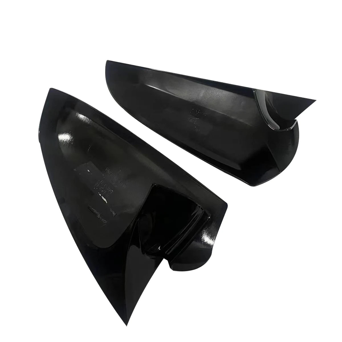 Pair Side Mirror Cover For Vauxhall Opel Astra H MK5 Door 2004-2009 Glossy Black Rearview Mirror Cover Caps Car Accessories